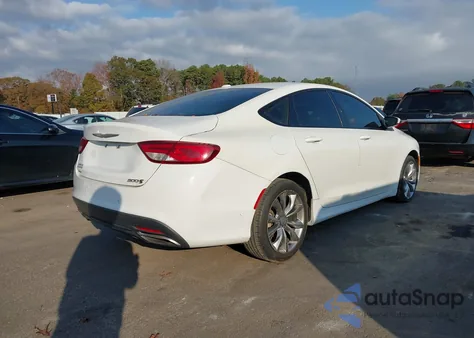 2015 Chrysler 200 S z USA, uszkodzony, nr VIN 1C3CCCBB9FN637828